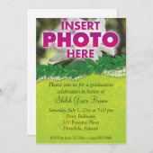 お祝いのレイ 招待状 (正面/裏面)