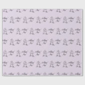 お祝いのワインボトル包装紙 ウェディングデー ギフト 連続柄 ラッピングペーパー (フラット)