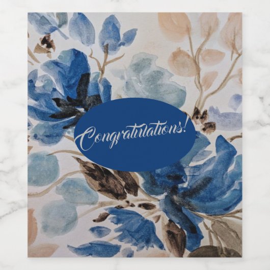 お祝いのワインラベル！ ワインラベル (シングルラベル)