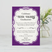 お祝いの万華鏡のように千変万化するパターン：熟した梅 招待状 (スタンド正面)