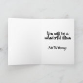 お祝いの予定のお母さんカード カード (内部)