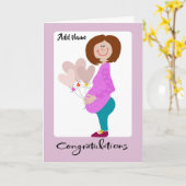 お祝いの予定のお母さんカード カード (黄色い花)