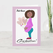 お祝いの予定のお母さんカード カード (正面)