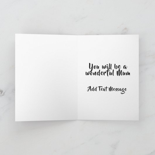 お祝いの予定のお母さんカード カード (内部)