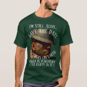 お祝いの人生 葬儀 偲ぶ T Tシャツ (正面)