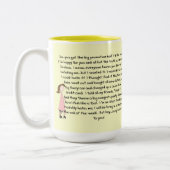 お祝いの仕事のプロモーションのギフト(女性) ツートーンマグカップ (左)