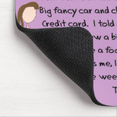 お祝いの仕事のプロモーションのギフト(女性) マウスパッド (コーナー)