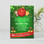 お祝いの企業のな休日のパーティの招待状 招待状 (スタンド正面)