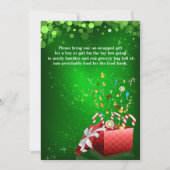 お祝いの企業のな休日のパーティの招待状 招待状 (裏面)