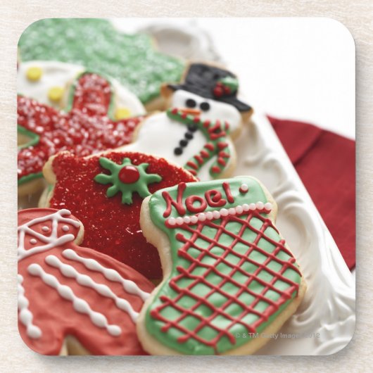 お祝いの休日のクッキーの類別 コースター (正面)