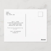 お祝いの写真はがき ポストカード (裏面)