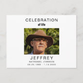 お祝いの写真はがき ポストカード (正面)