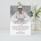 お祝いの写真ダウンロードサンキューカード 招待状 (スタンド正面)