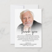 お祝いの写真ダウンロードサンキューカード 招待状 (正面)