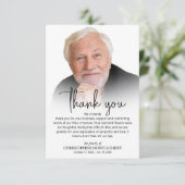 お祝いの写真ダウンロードサンキューカード 招待状 (スタンド正面)