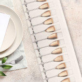 お祝いの列のピンクシャンパングラス ショートテーブルランナー