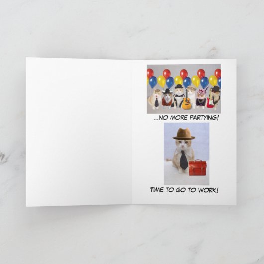 お祝いの卒業生! カード (内部)