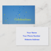 お祝いの名刺 名刺 (正面/裏面)