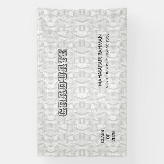 お祝いの名前入りサイン 横断幕 (縦)