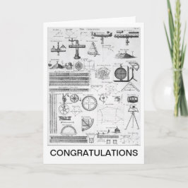 お祝いの土地の検査官カード カード