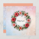 お祝いの場面 シーズンカード (正面/裏面)