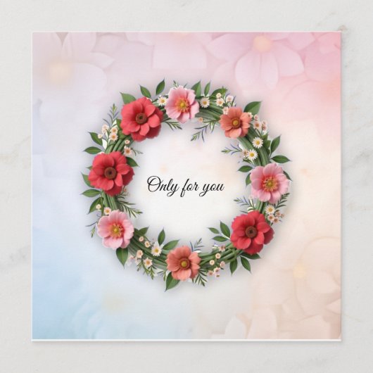 お祝いの場面 シーズンカード (正面)