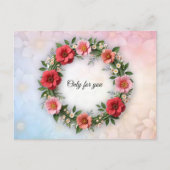 お祝いの場面 ポストカード (正面)