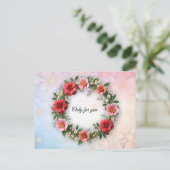 お祝いの場面 ポストカード (スタンド正面)