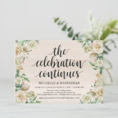 お祝いの場, 挙式後のパーティーの招待状 招待状 (スタンド正面)