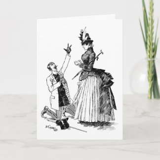 お祝いの婚約カード カード