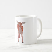 お祝いの子鹿のマグ コーヒーマグカップ (正面右)