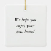 お祝いの家のオーナメント セラミックオーナメント (裏面)