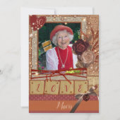 お祝いの席にご加もし盟頂き光栄に存じます 招待状 (正面)