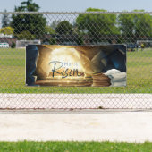 お祝いの復活祭の日曜日キリストの空の墓 横断幕 (インサイチュ)