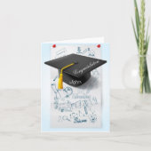 お祝いの意を込めて学業を終えた カード (正面)