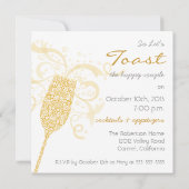 お祝いの招待状 招待状 (裏面)