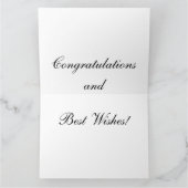 お祝いの挨拶状 カード (内部)