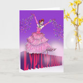 お祝いの挨拶状(ブランク) カード (黄色い花)