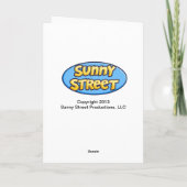 お祝いの新婚旅行客! カード (裏面)