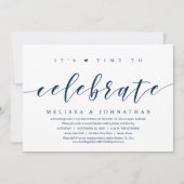 お祝いの時が来た, ウェディングエロープメントパーティー 招待状 (正面)