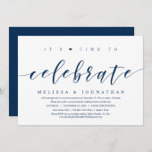 お祝いの時が来た, ウェディングエロープメントパーティー 招待状 (正面/裏面)