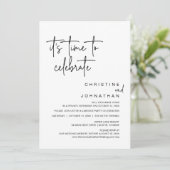 お祝いの時間です ウェディングエロープメントパーティー 招待状 (スタンド正面)