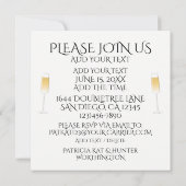 お祝いの時間のお誘い 招待状 (裏面)