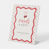 お祝いの最高のポイント | カード&ギフト ブライダルシャワー 台座サイン (正面)