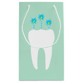 お祝いの歯（ろうそく） スモールペーパーバッグ (裏面)