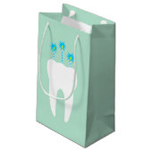 お祝いの歯（ろうそく） スモールペーパーバッグ (裏面アングル)