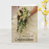 お祝いの母親 カード (黄色い花)