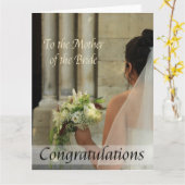 お祝いの母親 カード (黄色い花)