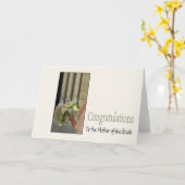 お祝いの母親 カード (黄色い花)