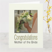 お祝いの母親 カード (黄色い花)